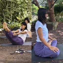 이효리, 숲속에서 요가에 열중 '건강+젊음의 비결' thumbnail